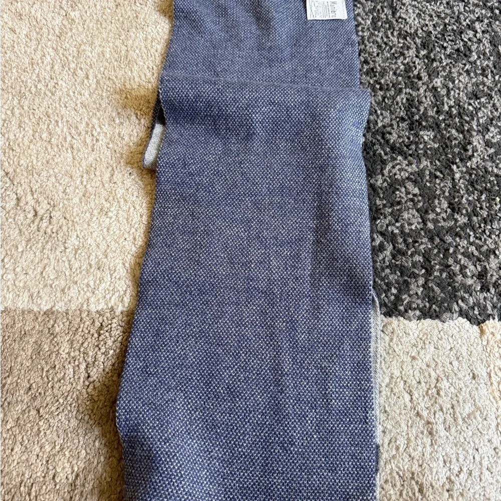 Maniere De Voir Blue and Gray women’s Scarf- Brand New